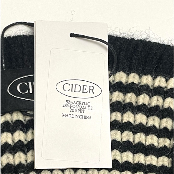 NWT Cider Cream and Black KnitTank Size S - Picture 5 of 6
